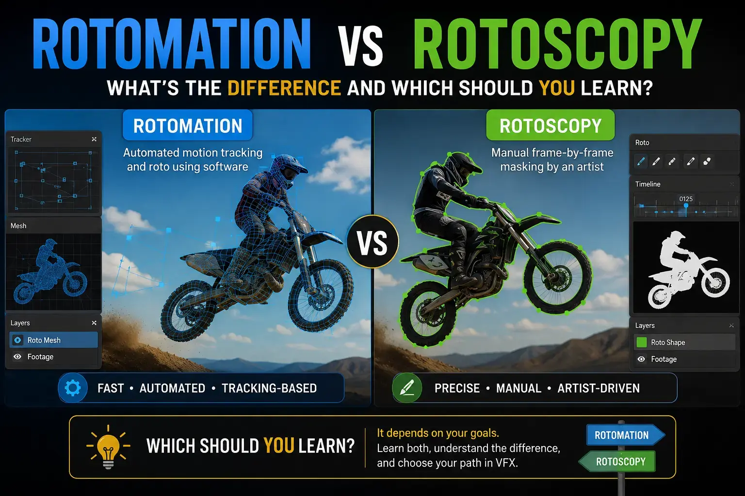 Rotomation vs Rotoscopy: What's the Difference and Which Should You Learn?