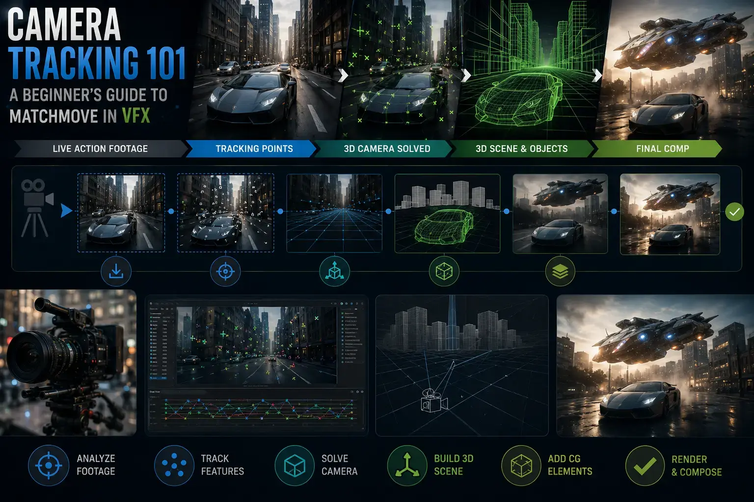 Camera Tracking 101: A Beginner's Guide to Matchmove in VFX